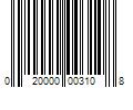 Barcode Image for UPC code 020000003108