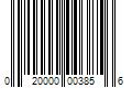 Barcode Image for UPC code 020000003856