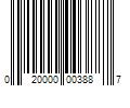 Barcode Image for UPC code 020000003887