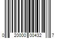 Barcode Image for UPC code 020000004327