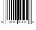 Barcode Image for UPC code 020000004389