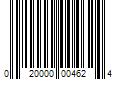 Barcode Image for UPC code 020000004624