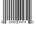 Barcode Image for UPC code 020000004792