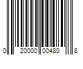 Barcode Image for UPC code 020000004808. Product Name: 