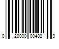 Barcode Image for UPC code 020000004839