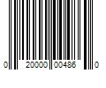 Barcode Image for UPC code 020000004860