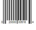 Barcode Image for UPC code 020000005164