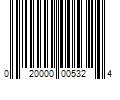 Barcode Image for UPC code 020000005324