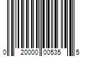 Barcode Image for UPC code 020000005355