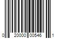 Barcode Image for UPC code 020000005461