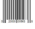 Barcode Image for UPC code 020000005638