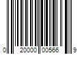 Barcode Image for UPC code 020000005669