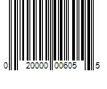 Barcode Image for UPC code 020000006055