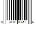 Barcode Image for UPC code 020000006116