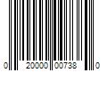 Barcode Image for UPC code 020000007380