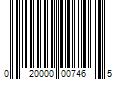 Barcode Image for UPC code 020000007465