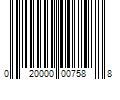 Barcode Image for UPC code 020000007588