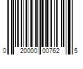 Barcode Image for UPC code 020000007625