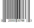 Barcode Image for UPC code 020000007663