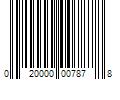 Barcode Image for UPC code 020000007878