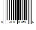 Barcode Image for UPC code 020000008196