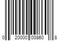 Barcode Image for UPC code 020000008608