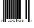 Barcode Image for UPC code 020000008813