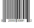 Barcode Image for UPC code 020000008912