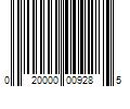 Barcode Image for UPC code 020000009285