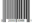 Barcode Image for UPC code 020000009551