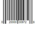 Barcode Image for UPC code 020000009728