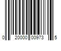 Barcode Image for UPC code 020000009735