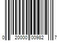 Barcode Image for UPC code 020000009827