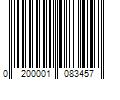 Barcode Image for UPC code 0200001083457