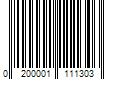 Barcode Image for UPC code 0200001111303