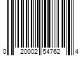 Barcode Image for UPC code 020002547624