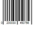 Barcode Image for UPC code 0200030450756