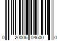 Barcode Image for UPC code 020006046000