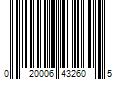 Barcode Image for UPC code 020006432605