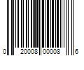 Barcode Image for UPC code 020008000086