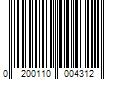 Barcode Image for UPC code 0200110004312