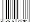 Barcode Image for UPC code 0200113017999