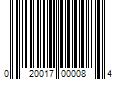 Barcode Image for UPC code 020017000084