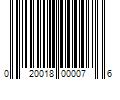 Barcode Image for UPC code 020018000076