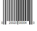 Barcode Image for UPC code 020020000040