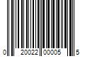 Barcode Image for UPC code 020022000055