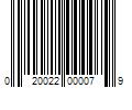 Barcode Image for UPC code 020022000079