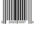 Barcode Image for UPC code 020023000078