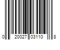 Barcode Image for UPC code 020027031108