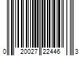 Barcode Image for UPC code 020027224463